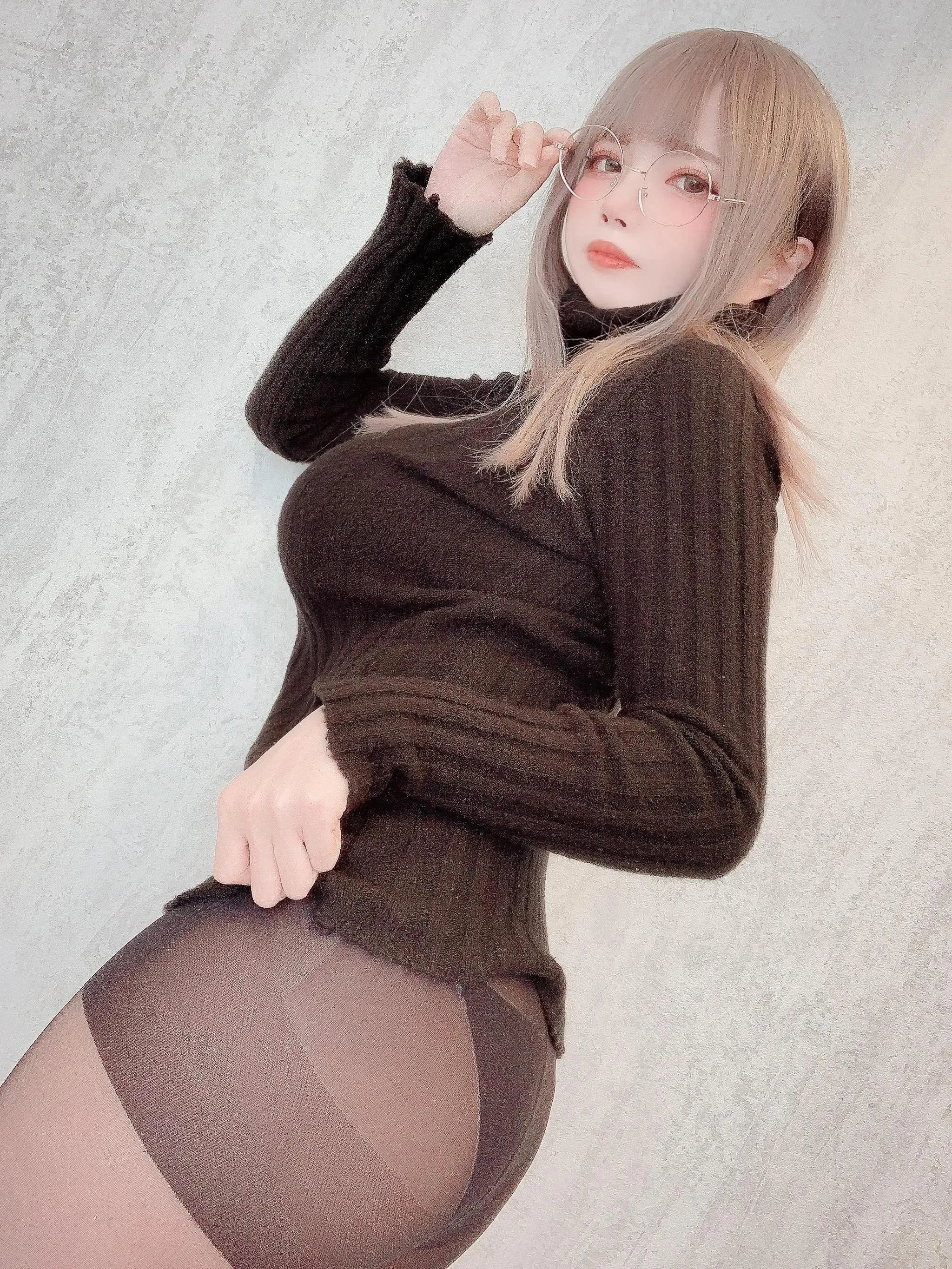 Uriうり – NO.013 Fantia2022-04月会员订阅合集-2022-04-13 メガネニットちゃん13sheets [14P]插图